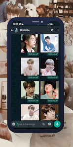 Screenshot 4 Jin BTS Animated WASticker android
