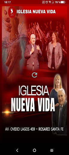 Android application Iglesia Nueva Vida Rosario screenshort