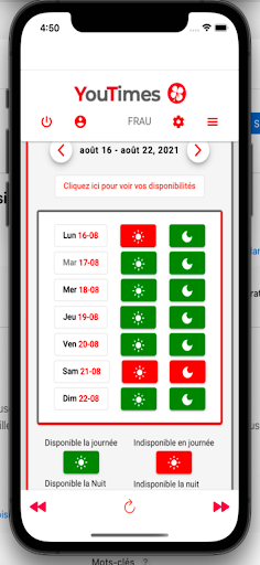 YouTimes Screen 2