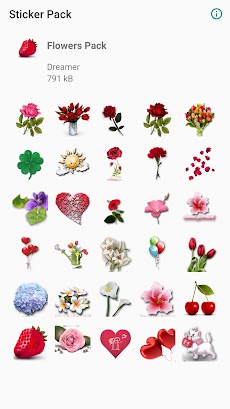 Flowers Stickers for Whatsappのおすすめ画像2