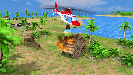 Helicopter Flying Sim Driving
