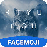 Winter Wolf Emoji Keyboard Theme for GOT icon