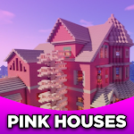 Cover Image of Tải xuống Ngôi nhà công chúa màu hồng cho Minecraft 1.4 APK