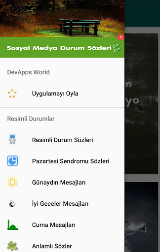 Android application Quotes for You screenshort