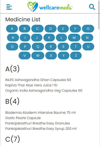 WellCareMeds Screen 3