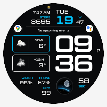 NW073: Digital watch face screenshot 5
