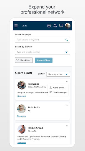 WLI Leaders Hub Screen 2