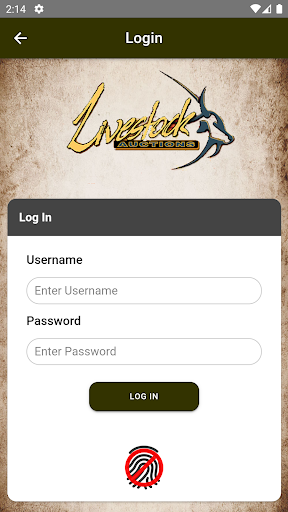 Livestock Auctions Screen 2