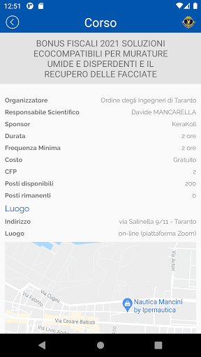 Ordine Ingegneri Taranto Screen 2