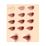 lips drawing icon