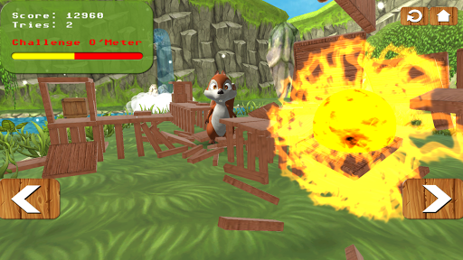 Squirrel Bricks Game: Smash it  screenshots 1