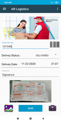 AR Logistics Screen 3