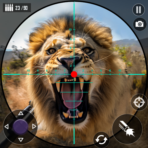 Lion Hunting Games: FPS Sniper logo