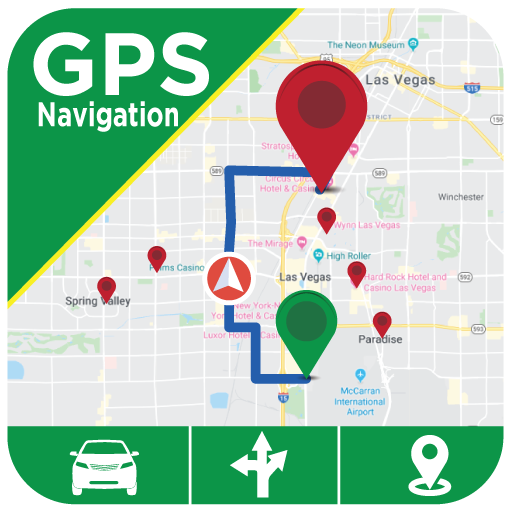 Maps: GPS Navigation, location  Icon