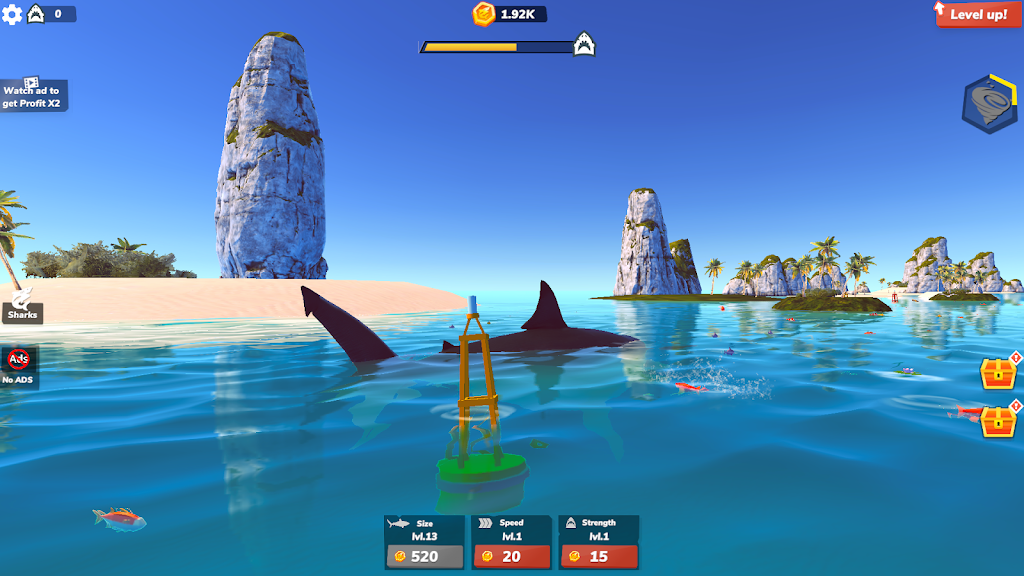 Idle Shark 2-Mega Tycoon Game MOD APK 01