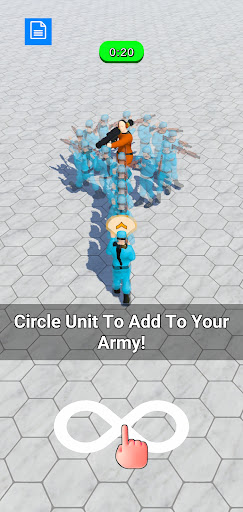 Android application Snake Army screenshort