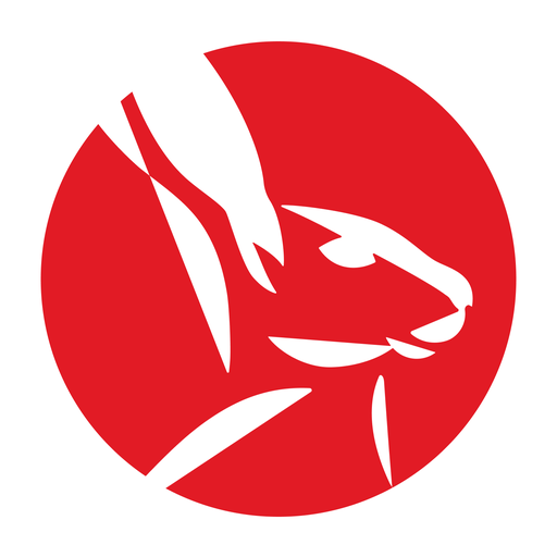 RedHare Market. Красный заяц logo