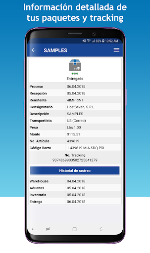 Blue Courier Express Screen 3