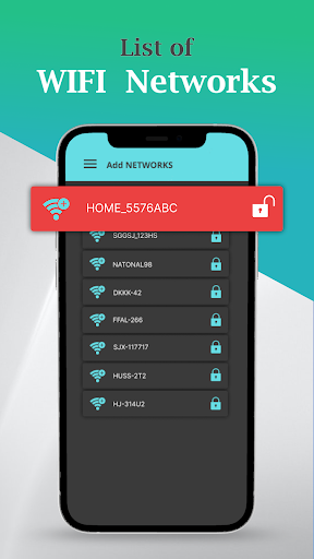 WIFI Password Show All WIFI Screen 3