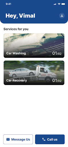 Android application Care Assistance screenshort