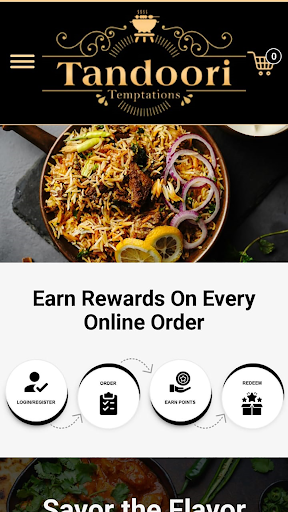 Android application Tandoori Temptations screenshort
