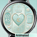 Cover Image of Скачать Moon and Heart - Watchface  APK