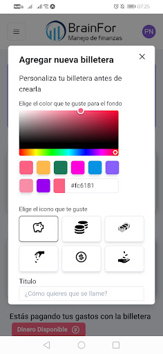 BrainFor - Finanzas Personales Screen 2