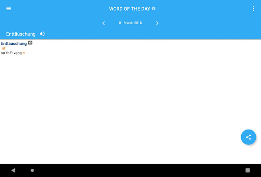 Screenshot of Vietnamese-German Dictionary