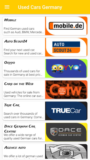 Kubet App Used Cars Germany Screenshot 1 - AppWisp.com
