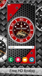 Luxury Clock Live Wallpaper