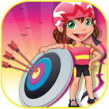 Archery girl icon