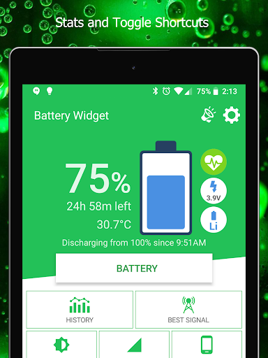 Battery Widget & Signal Finder 12