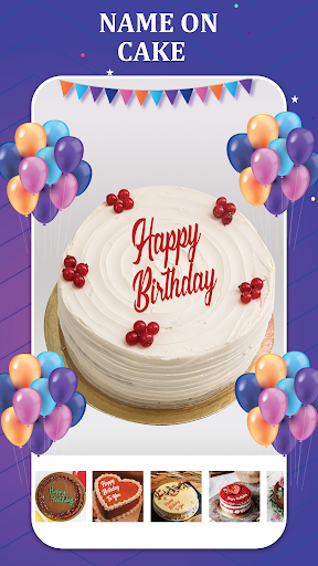 Birthday Photo Frame with Name Screen 2