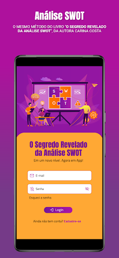 Android application Análise SWOT screenshort
