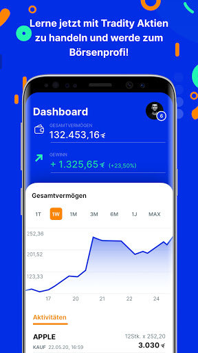 Android application Tradity screenshort