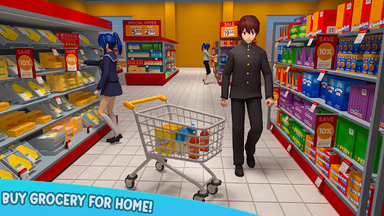 Anime Virtual Father Simulator Varies with device APK screenshots 3