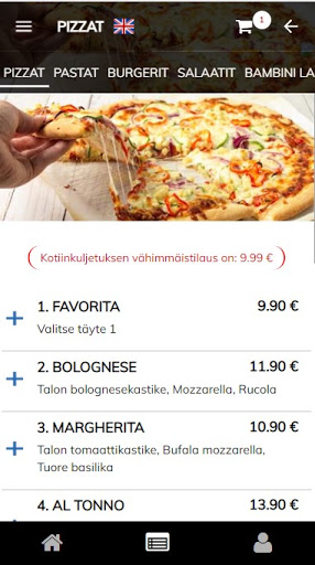 Ristorante Bello Screen 2