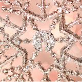 Glittery Pink Snowflake icon