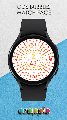 OD6 Bubbles Watch Face Screen 3