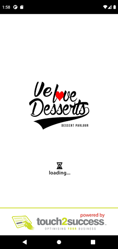 Android application Ve Love Desserts screenshort