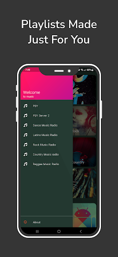 PSY Music Radio Screen 3