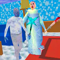 Scary Frozen Granny Ice Queen