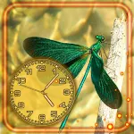 Cover Image of Скачать Dragonflies Clock  APK