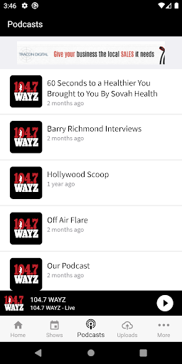 104.7 WAYZ Screen 3