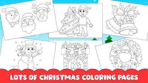 Christmas: Coloring Pages Bookのおすすめ画像1
