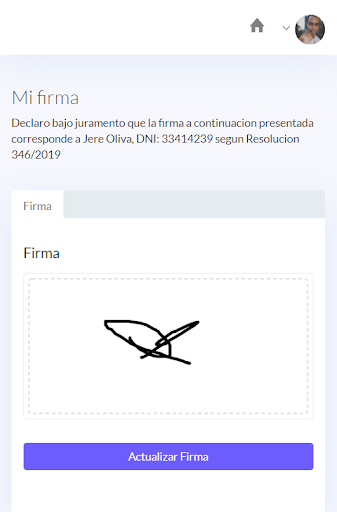 Legajos Online App Screen 2