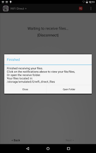 WiFi Direct + Screenshot