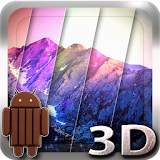 3D Kitkat 4.4 Mountain lwp icon