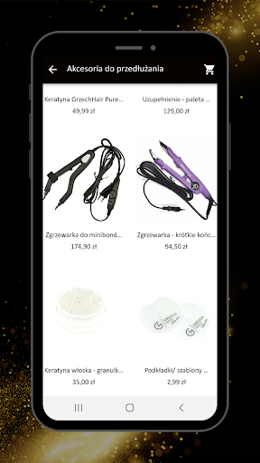 Android application GrzechHair screenshort