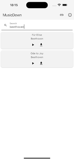 MusicDown Screen 3